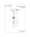 PAGODA * COLGANTE LED CARRIL TRIFASICO 12.5W 3000K NEGRO